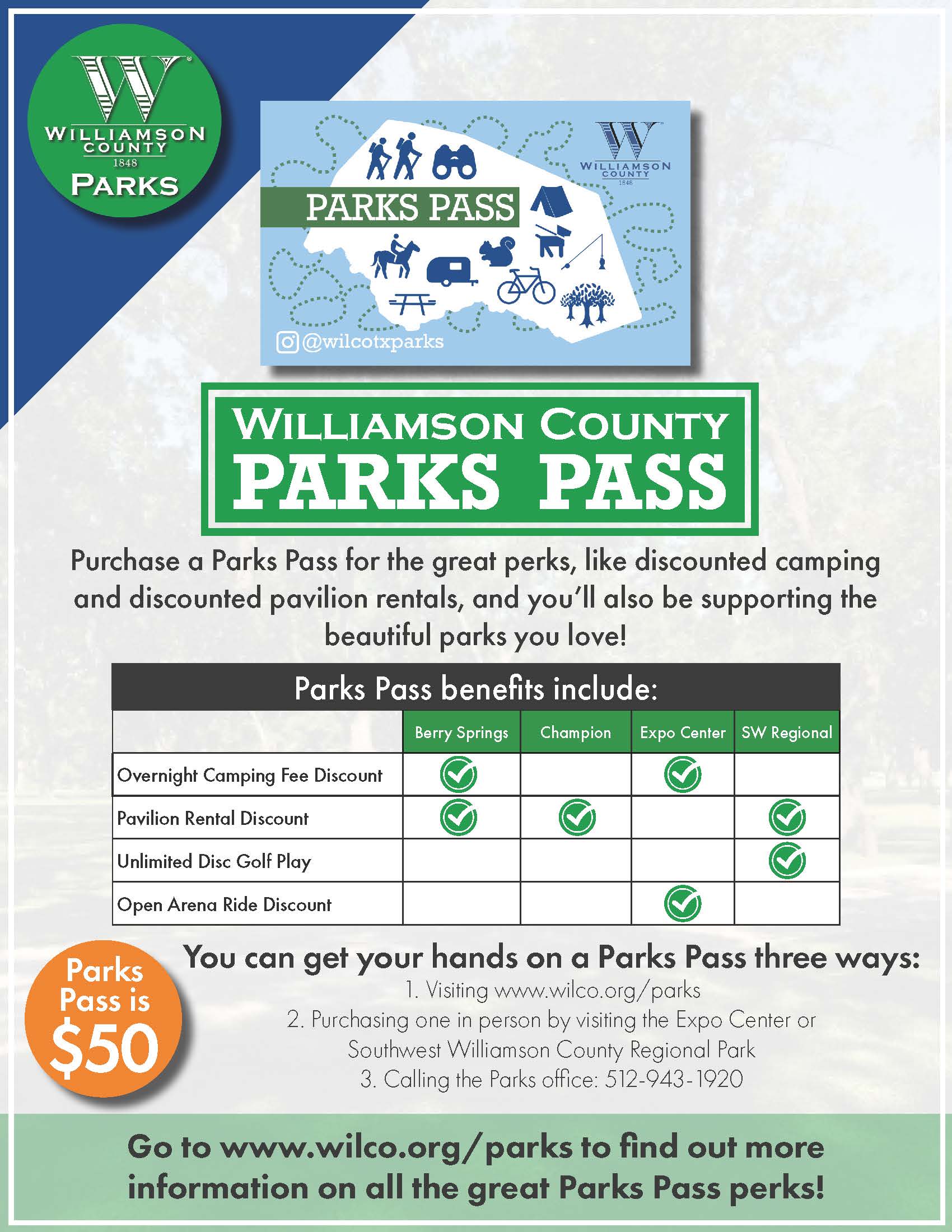 Parks Pass Flyer